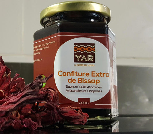 Confiture de bissap - Goût intense, floral d'hibiscus