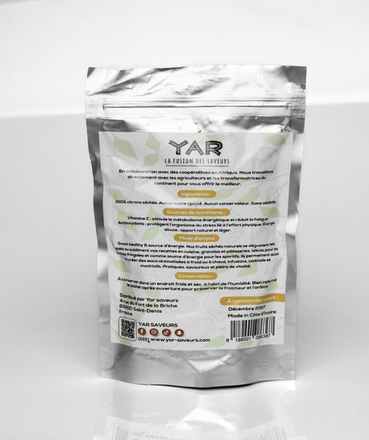 Citron séché artisanal – Fraîcheur acidulée & intensité naturelle