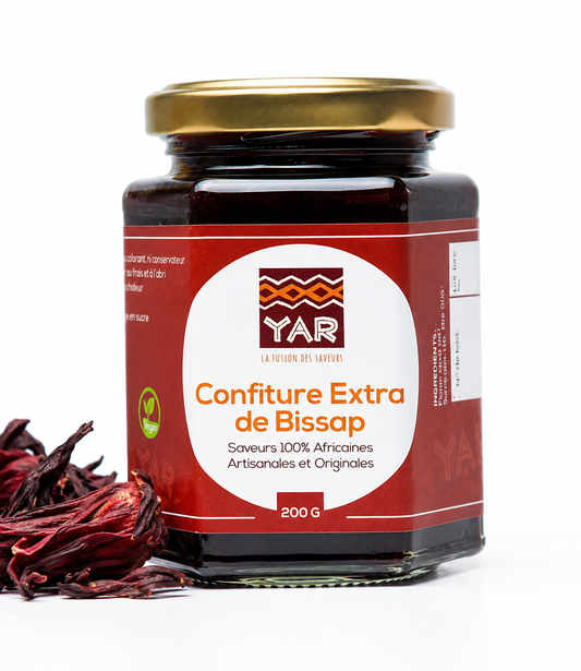 Confiture de bissap - Goût intense, floral d'hibiscus
