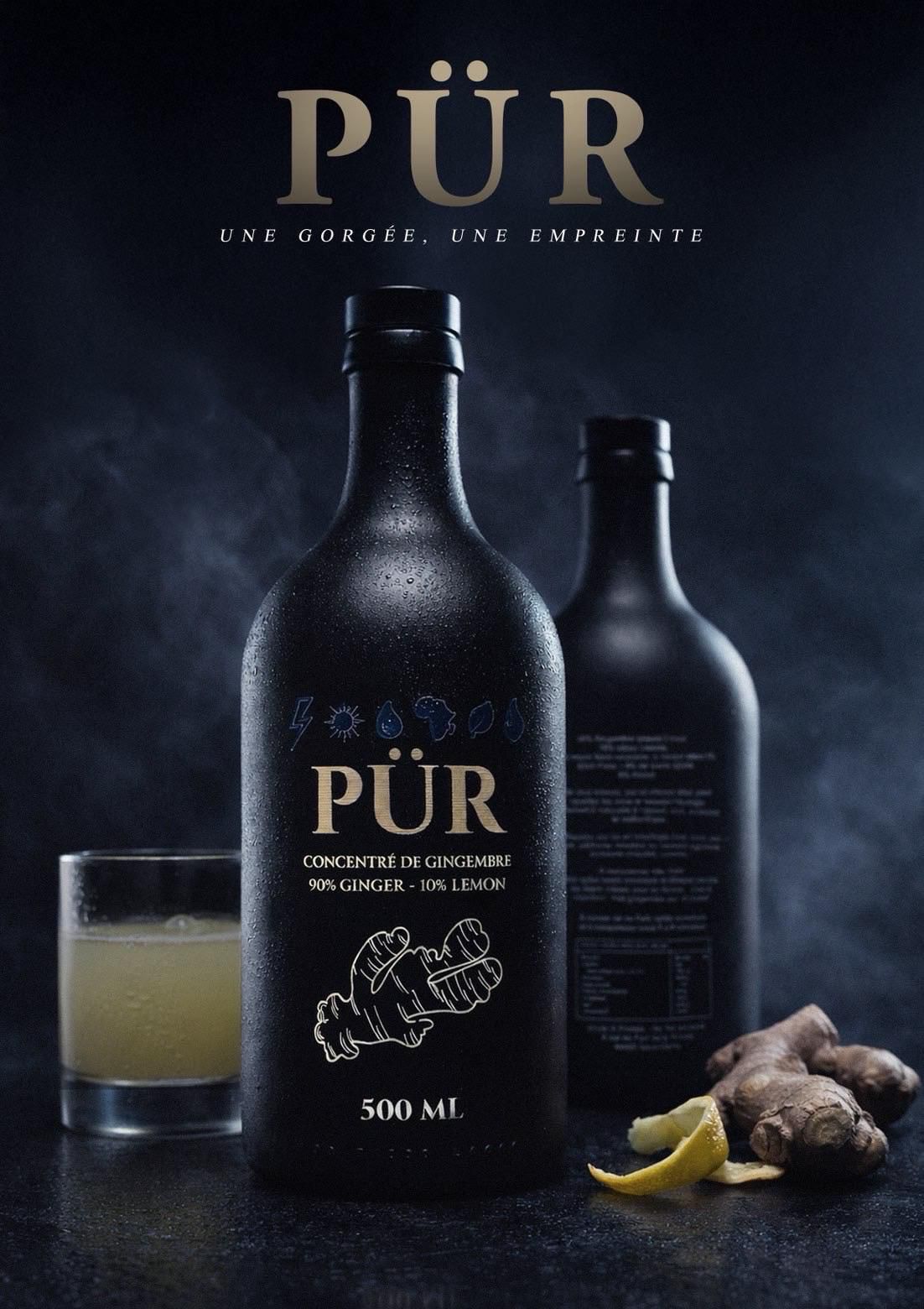 PÜR - Concentré de gingembre & citron